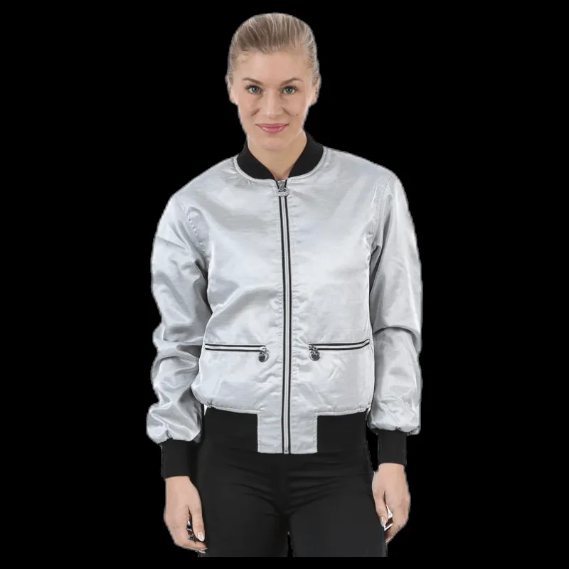 Röhnisch Blink Bomber Jacket Silver Best