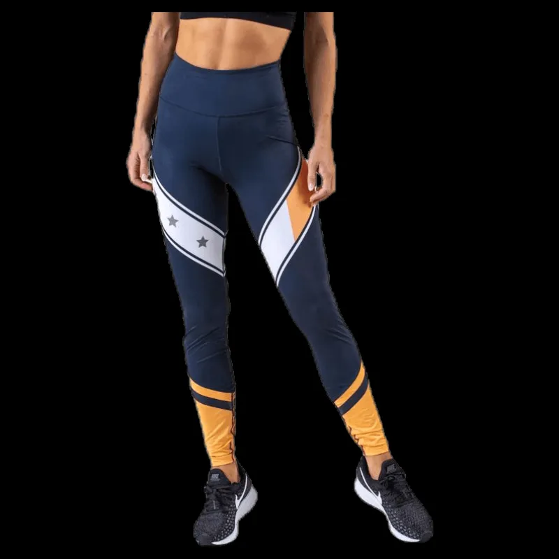 Tommy Hilfiger Sport Block Legging Stars Full Length Blue Blå Online