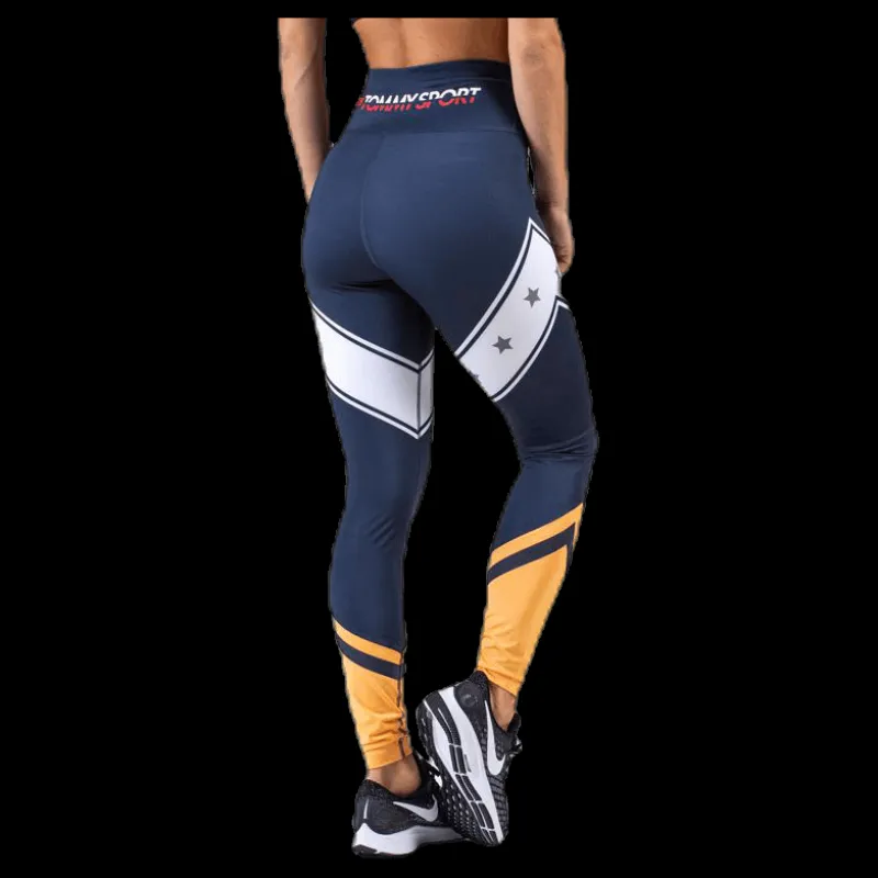 Tommy Hilfiger Sport Block Legging Stars Full Length Blue Blå Online