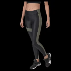 BLACC Blocked Compression Tights Green Grön Clearance