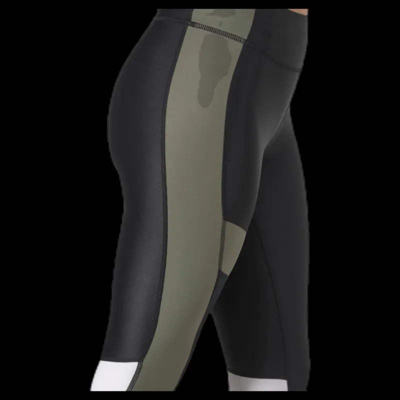 BLACC Blocked Compression Tights Green Grön Clearance