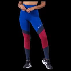 Tommy Hilfiger Sport Blocked Legging Full Length Blue Blå Sale