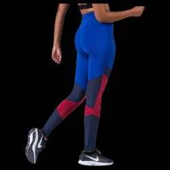 Tommy Hilfiger Sport Blocked Legging Full Length Blue Blå Sale