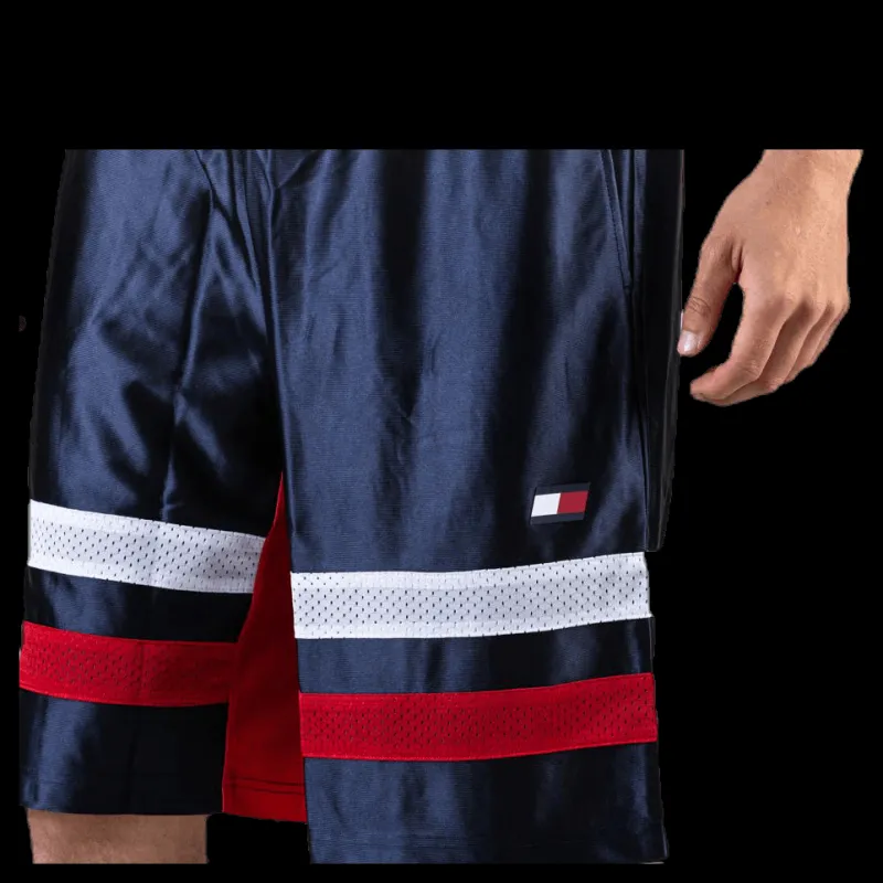 Tommy Hilfiger Sport Blocked Shorts 11" Blue Blå Clearance