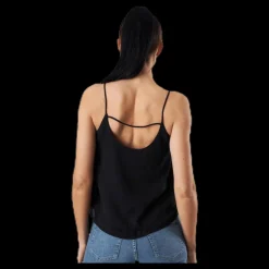 Pieces Bodil Slip Top Black Svart