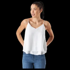 Pieces Bodil Slip Top White Vit Sale