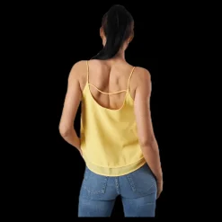 Pieces Bodil Slip Top Yellow Gul