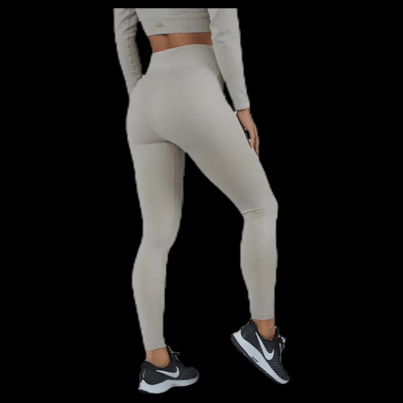 NOUN Bonnie Ribbed Tights Beige Online