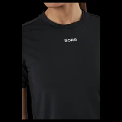 Björn Borg Borg Regular Tee Black Svart