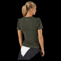 Hot BOW19 Topp Celine Army Army Green Grön