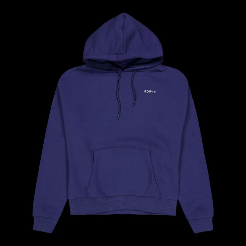 BOW19 Bowie Hood Navy Blå