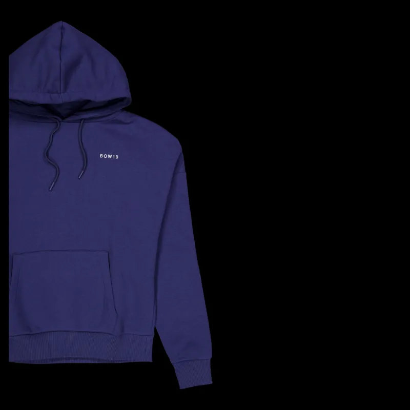 BOW19 Bowie Hood Navy Blå
