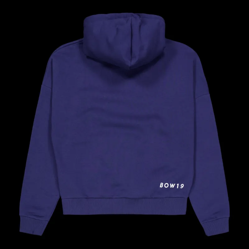 BOW19 Bowie Hood Navy Blå