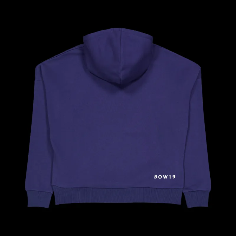 Discount BOW19 Bowie Hoodie Navy Blå