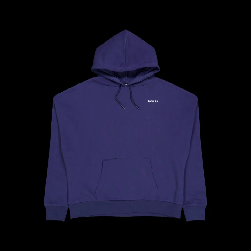 Hot BOW19 Bowie Hoodie Navy Blå