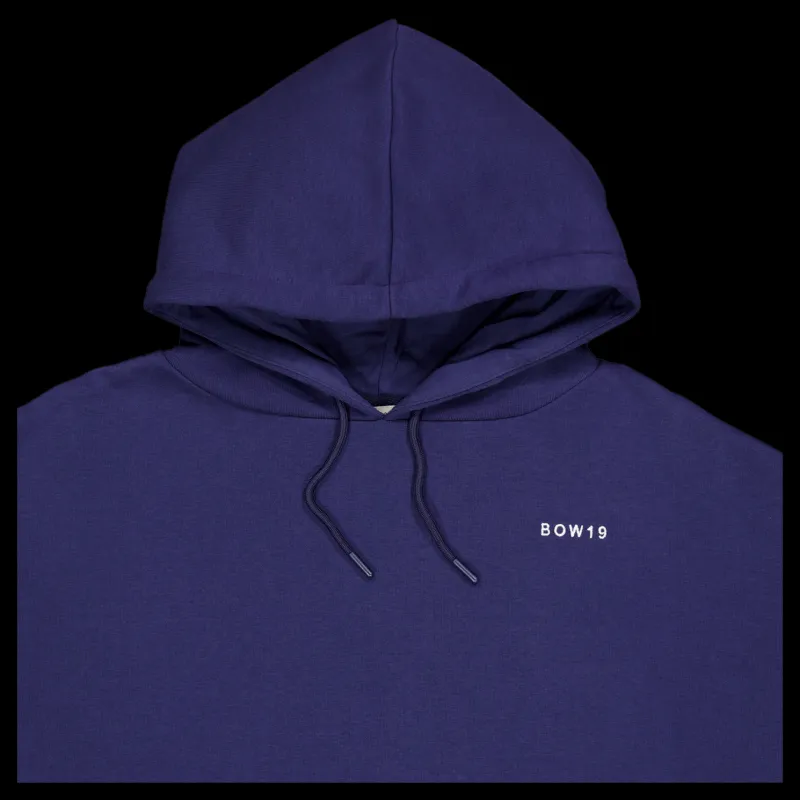 Hot BOW19 Bowie Hoodie Navy Blå