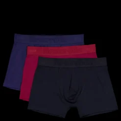 Online Resteröds Boxer Bamboo 3-pack Regular Le Black, Burgundy, Navy Svart