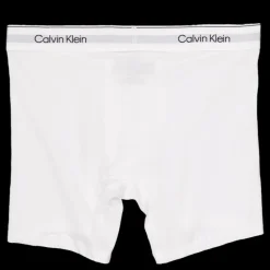 Calvin Klein Boxer Brief 3pk 100 White, White, White Vit Outlet