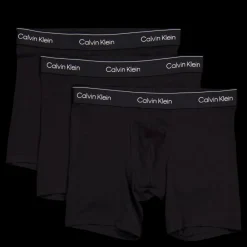 Calvin Klein Boxer Brief 3pk Tm6 Black W/ Black Wb Svart