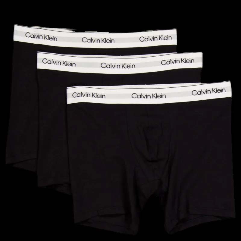 Calvin Klein Boxer Brief 3pk Ub1 Black, Black, Black Svart Outlet