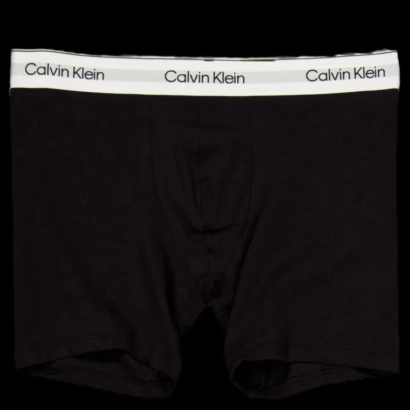 Calvin Klein Boxer Brief 3pk Ub1 Black, Black, Black Svart Outlet