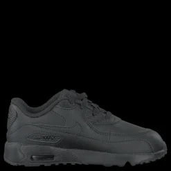 Online Nike Boys' Air Max 90 Leather TD Kids Black/black Svart