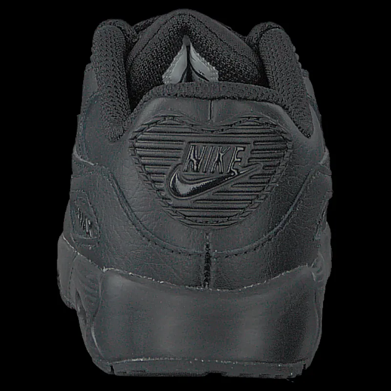 Online Nike Boys' Air Max 90 Leather TD Kids Black/black Svart