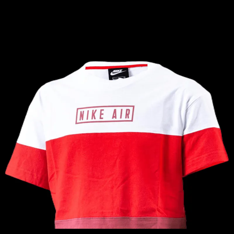 Nike Boys Air Top SS White/Red Flerfärgad Sale