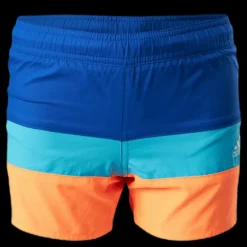 adidas Boys Colorblock Shorts Team Royal Blue / Screaming Orange Blå Discount