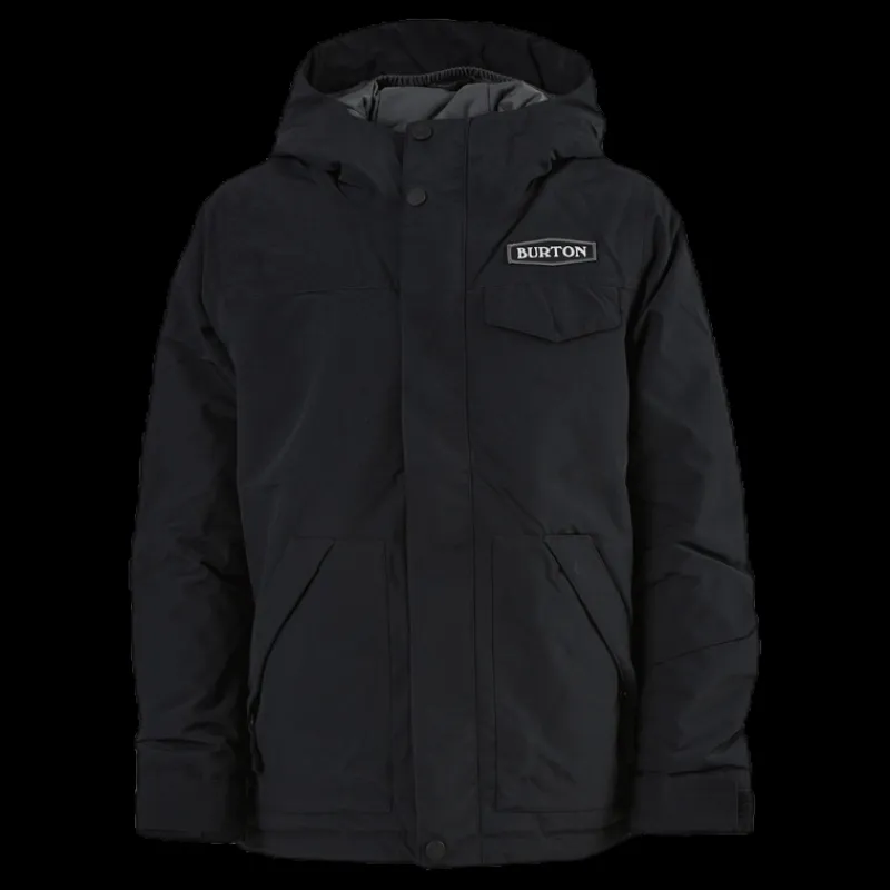 Burton Boys Dugout Jacket Black Svart New