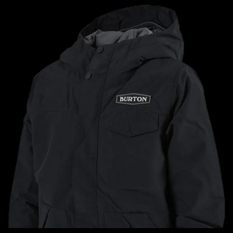 Burton Boys Dugout Jacket Black Svart New