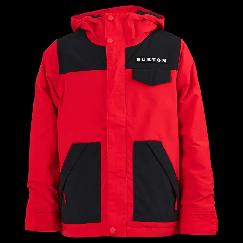 Clearance Burton Boys' Dugout 2l Jacket Tomato Röd