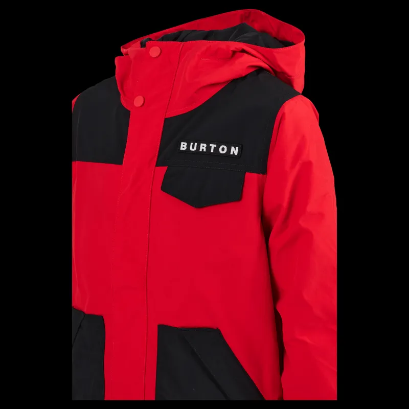 Clearance Burton Boys' Dugout 2l Jacket Tomato Röd