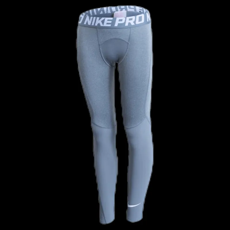 Nike Boys Pro Tights Grey Grå