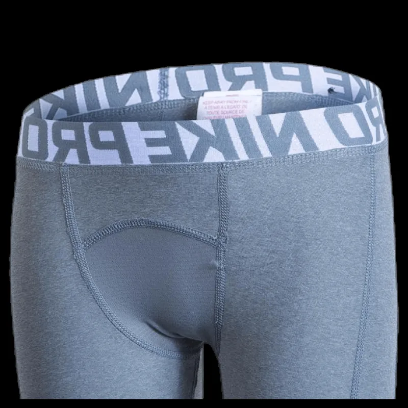 Nike Boys Pro Tights Grey Grå