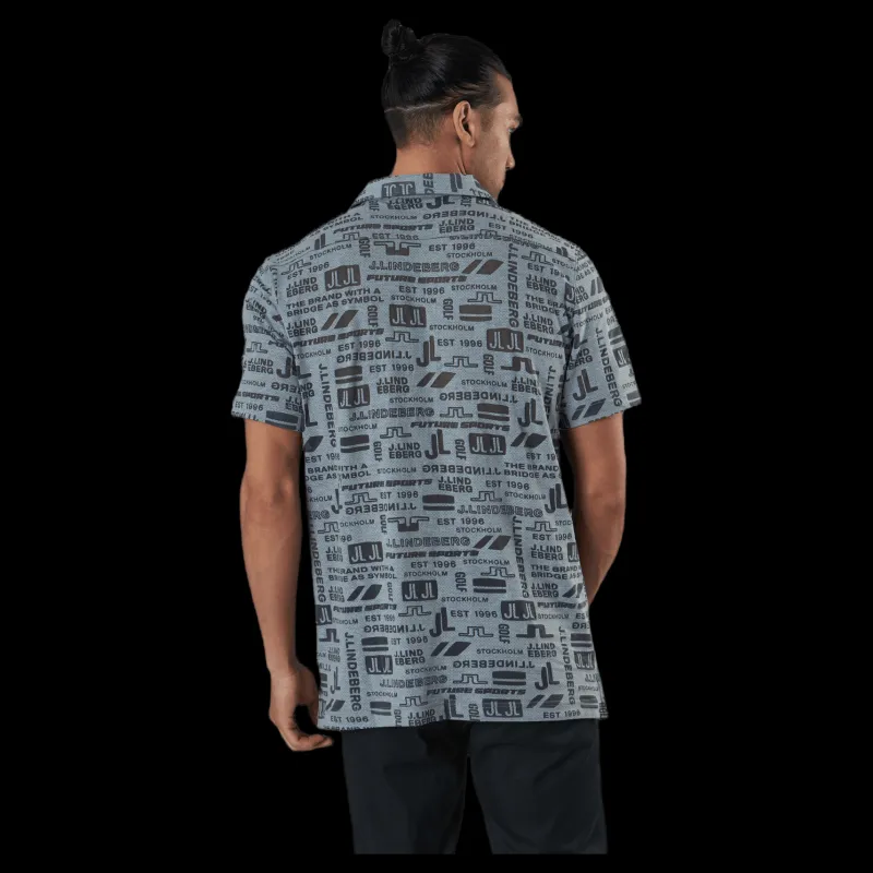 J.Lindeberg Brad Golf Polo Grey Grå Discount