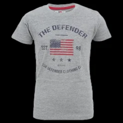 The Defender Brad Tee Jr Grey Grå Discount