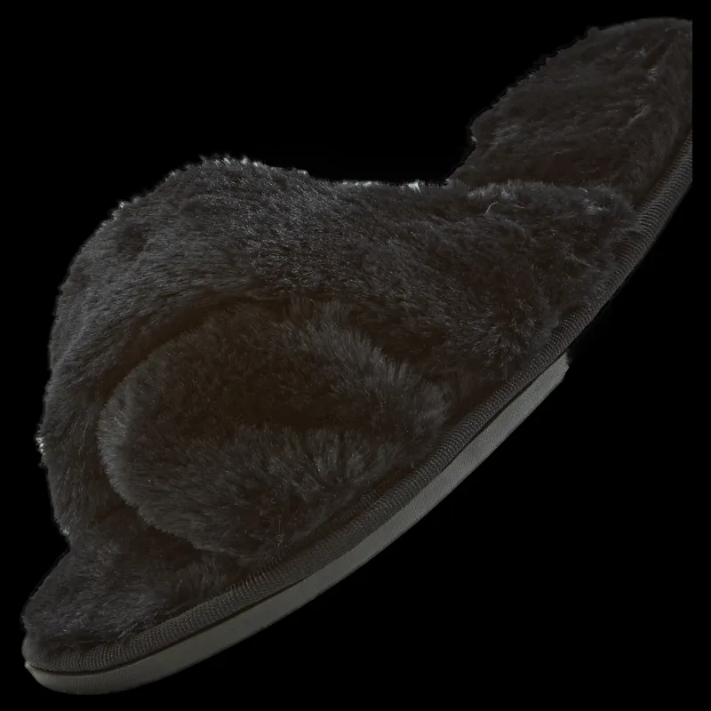 Whistler Brahny W Plush Slipper Black Svart Best