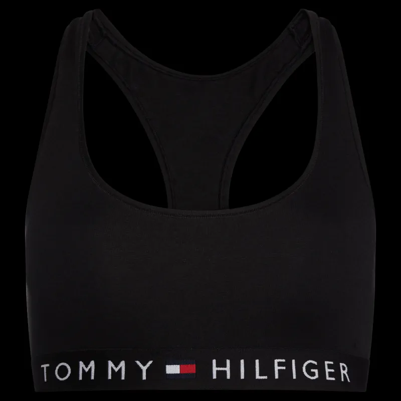 Tommy Hilfiger Bralette, 990 Black Svart Online