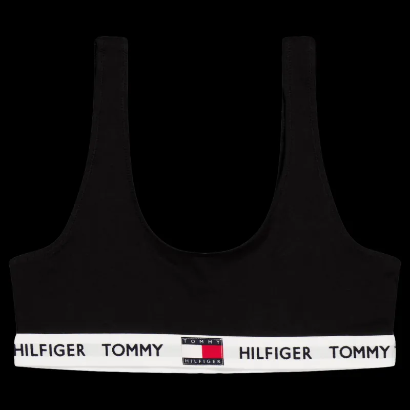 Tommy Hilfiger Bralette Black Svart Hot