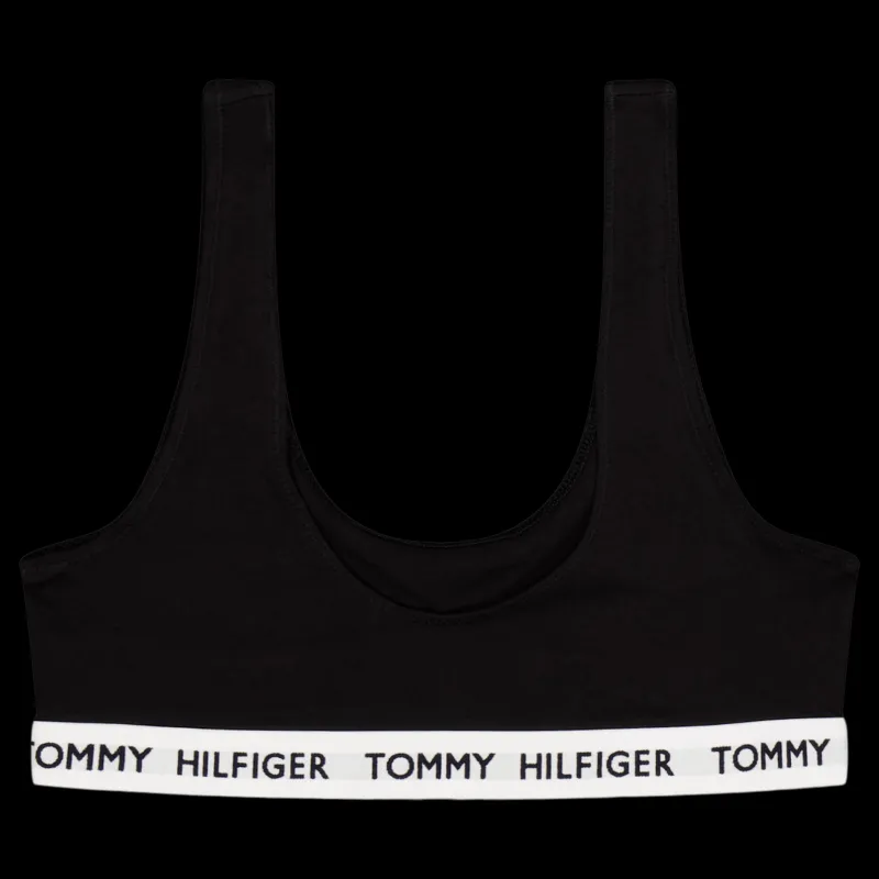 Tommy Hilfiger Bralette Black Svart Hot