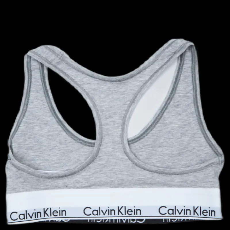 Calvin Klein Bralette Gray Grå Sale