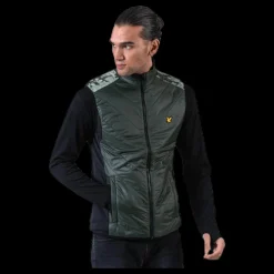 Best Lyle & Scott Brandon Chevron Gilet Green Grön