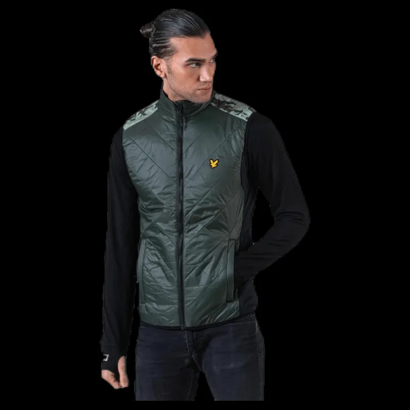 Best Lyle & Scott Brandon Chevron Gilet Green Grön