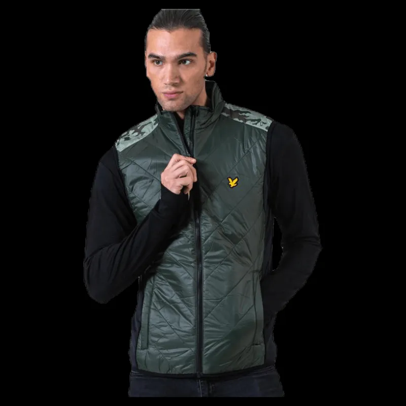 Best Lyle & Scott Brandon Chevron Gilet Green Grön