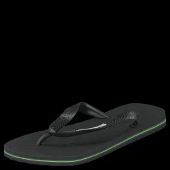 Clearance Havaianas Brasil Logo Black/Black Svart