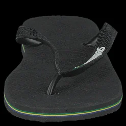 Clearance Havaianas Brasil Logo Black/Black Svart