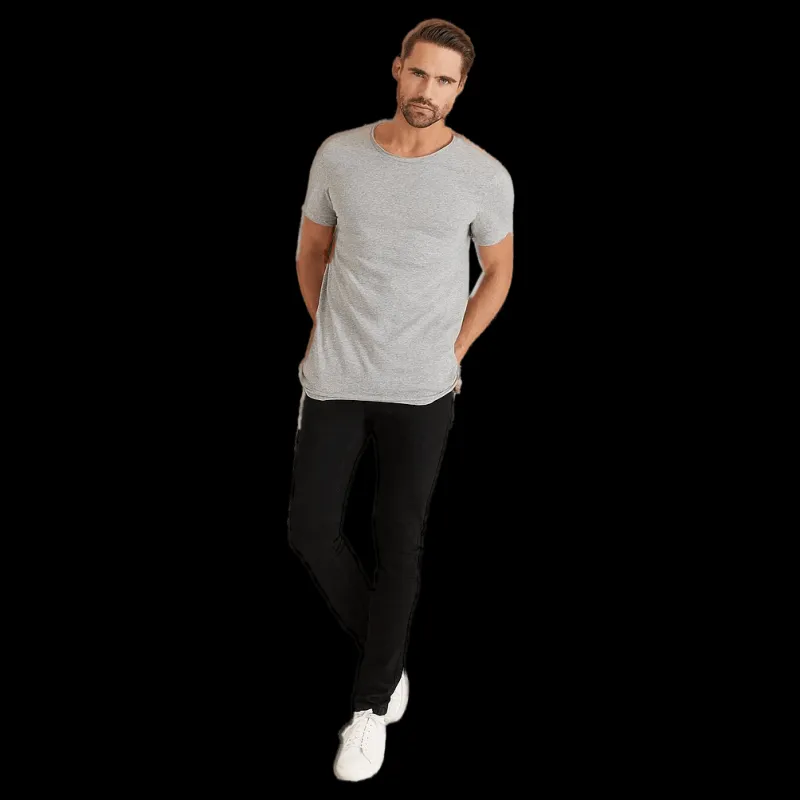 Bread & Boxers Relaxed Crew Neck Grå