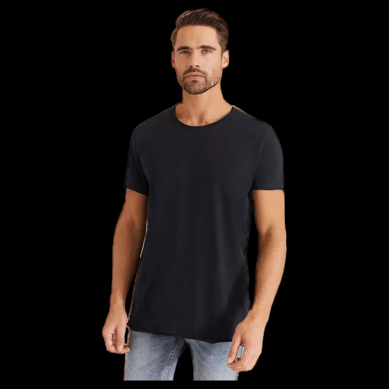 Bread & Boxers Relaxed Crew Neck Blå