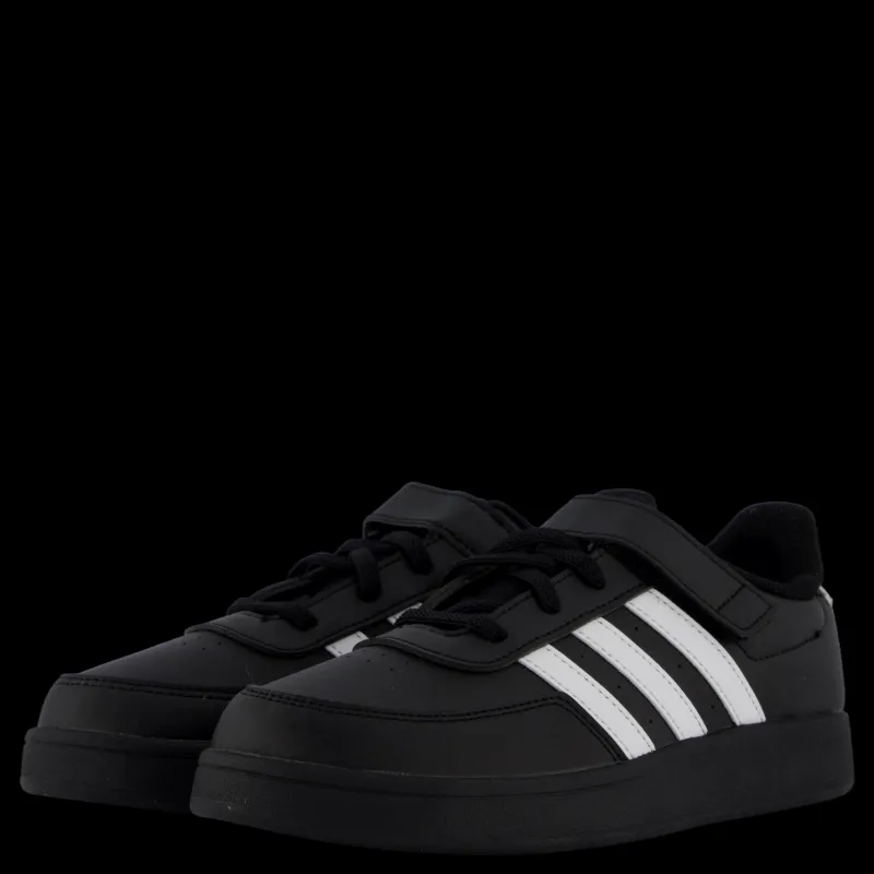 adidas Breaknet Lifestyle Court Elastic Lace and Top Strap Shoes Core Black / Cloud White / Cloud White Svart New